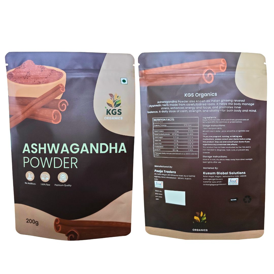 KGS Organics Ashwagandha powder - 200g