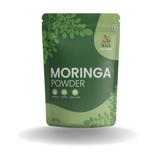 KGS Organics Moringa Powder 200g | Superfood for Daily Nutrition
